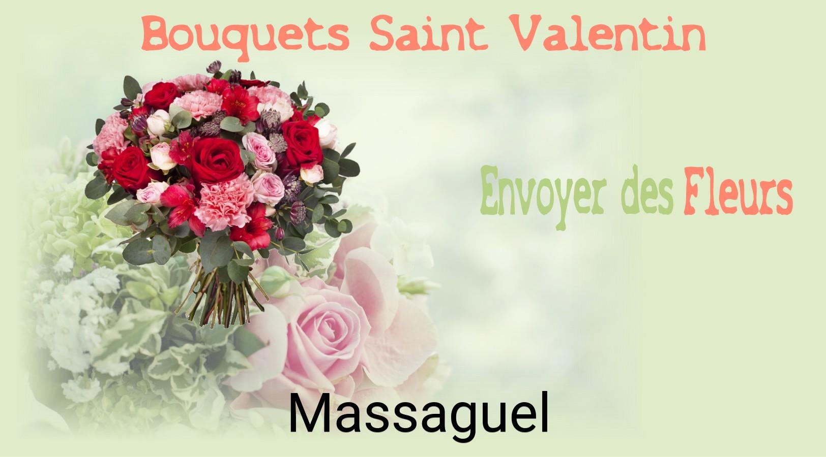 Roses de Saint-Valentin livrées à Massaguel